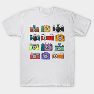 colorful cameras T-Shirt